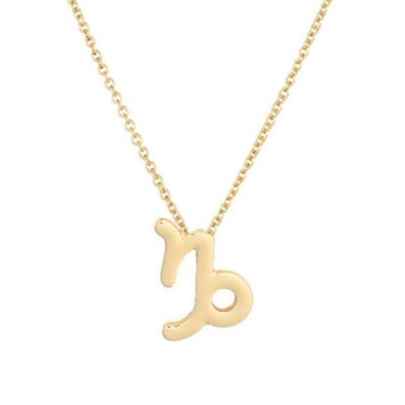 2/$30 Astrology Necklace Capricorn Gold Tone Constellation Necklace Gift Simple - Picture 1 of 6
